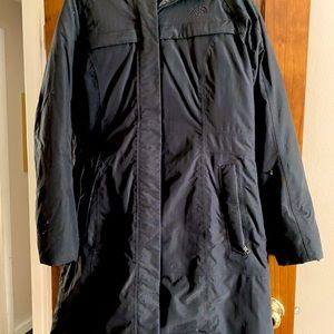 Northface artic down parka black
